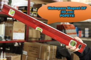 Toko Bangunan Jual Bahan Bangunan, Jual Waterpass Di Bandung, Waterpass Magnet 24′ 60 cm POPEYE