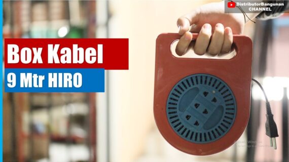 Distributor Alat Listrik, Jual Alat Listrik Di Bandung, Box Kabel 9 Mtr HIRO