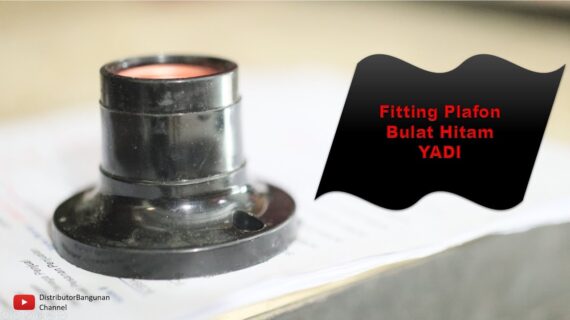 Toko Bangunan Jual Bahan Bangunan, Jual Fitting Plafon Di Bandung, Fitting Plafon Bulat Hitam YADI