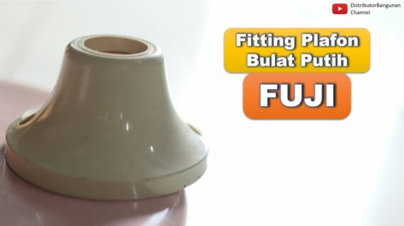 Toko Bangunan Jual Bahan Bangunan, Jual Fitting Plafon Di Bandung, Fitting Plafon Bulat Putih FUJI