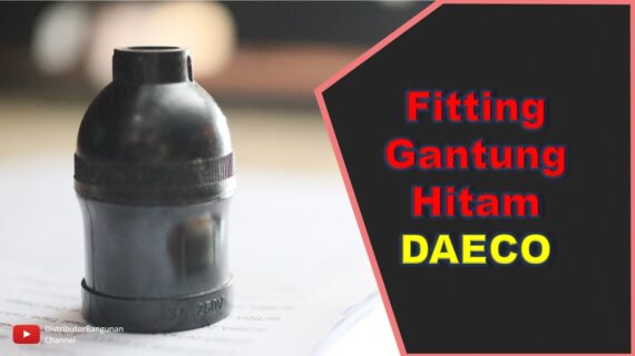 Toko Bangunan Jual Bahan Bangunan, Jual Fitting Gantung Di Bandung, Fitting Gantung Hitam DAECO