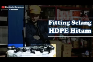Fitting Selang HDPE Hitam, Penyambung Selang Elastis HDPE KERAS dan TEBAL!