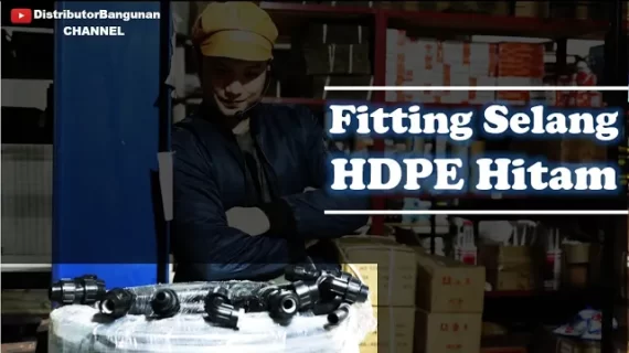 Fitting Selang HDPE Hitam, Penyambung Selang Elastis HDPE KERAS dan TEBAL!