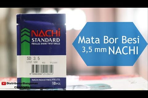 Toko Bangunan Jual Bahan Bangunan, Jual Roda Pagar Di Bandung, Mata Bor Besi 3,5mm NACHI