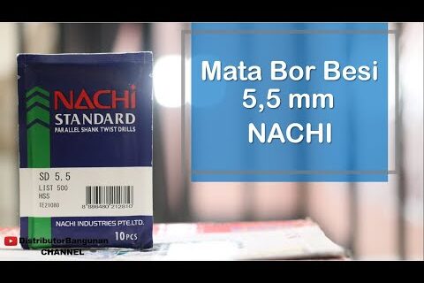 Toko Bangunan Jual Bahan Bangunan, Jual Mata Bor Di Bandung, Mata Bor Besi 5,5mm NACHI