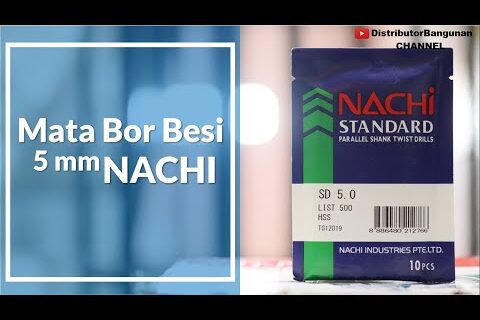Toko Bangunan Jual Bahan Bangunan, Jual Mata Bor Di Bandung, Mata Bor Besi 5mm NACHI