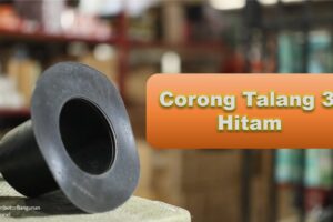 Toko Bangunan Jual Bahan Bangunan, Jual Corong Talang Di Bandung, Corong Talang 3′ Hitam