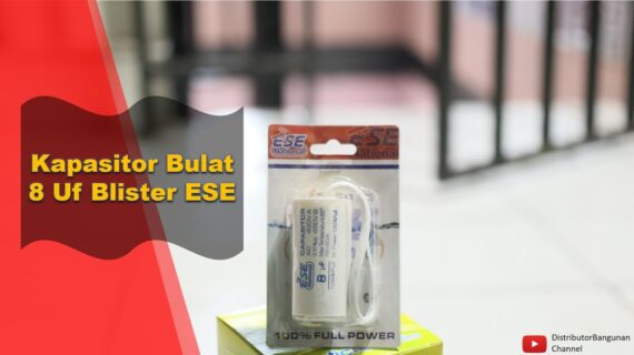 Toko Bangunan Jual Bahan Bangunan, Jual Kapasitor Di Bandung, Kapasitor Bulat 8 Uf Blister ESE