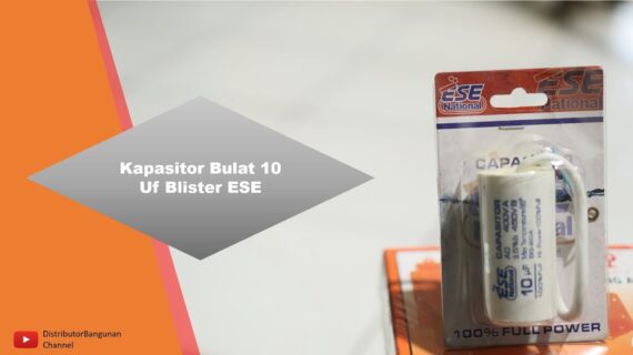 Toko Bangunan Jual Bahan Bangunan, Jual Kapasitor Di Bandung, Kapasitor Bulat 10 Uf Blister ESE
