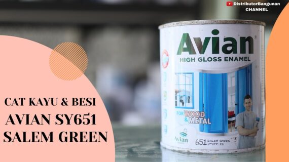 Distributor Cat Avian, Jual Cat Avian Di Bandung, Cat Kayu & Besi Avian SY651 Salem Green