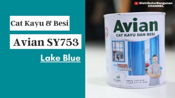 Distributor Cat Avian, Jual Cat Avian Di Bandung, Cat Kayu & Besi Avian SY753 Lake Blue