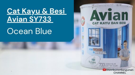Distributor Cat Avian, Jual Cat Avian Di Bandung, Cat Kayu & Besi Avian SY733 Ocean Blue