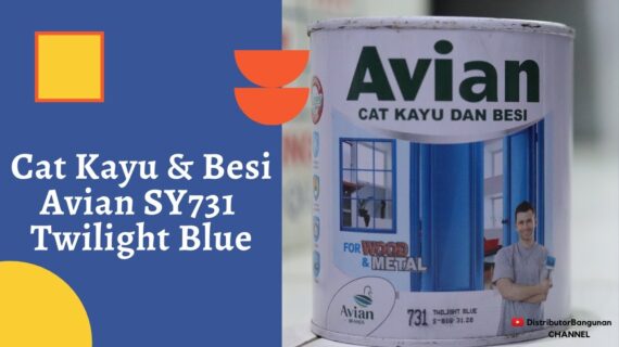 Distributor Cat Avian, Jual Cat Avian Di Bandung, Cat Kayu & Besi Avian SY731 Twilight Blue
