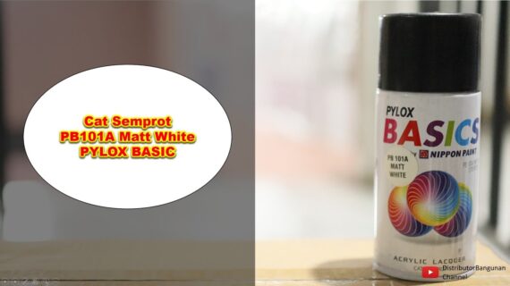 Toko Bangunan Jual Bahan Bangunan, Jual Cat Di Bandung, Cat Semprot PB101A Matt White PYLOX BASIC
