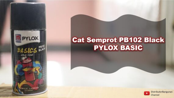 Toko Bangunan Jual Bahan Bangunan, Jual Cat Di Bandung, Cat Semprot PB102 Black PYLOX BASIC