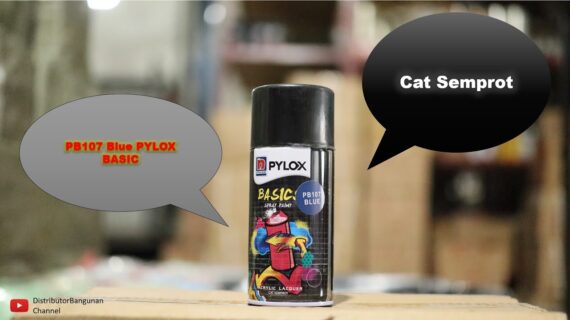Toko Bangunan Jual Bahan Bangunan, Jual Cat Di Bandung, Cat Semprot PB107 Blue PYLOX BASIC