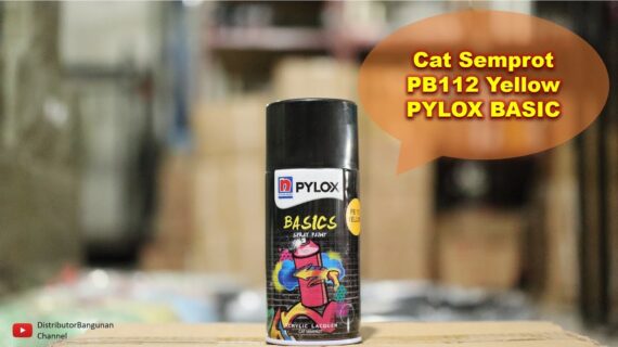 Toko Bangunan Jual Bahan Bangunan, Jual Cat Di Bandung, Cat Semprot PB112 Yellow PYLOX BASIC