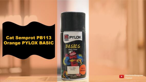 Toko Bangunan Jual Bahan Bangunan, Jual Cat Di Bandung, Cat Semprot PB113 Orange PYLOX BASIC