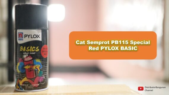 Toko Bangunan Jual Bahan Bangunan, Jual Cat Di Bandung, Cat Semprot PB115 Special Red PYLOX BASIC