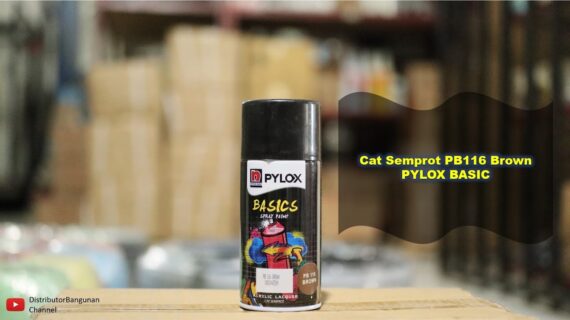 Toko Bangunan Jual Bahan Bangunan, Jual Cat Di Bandung, Cat Semprot PB116 Brown PYLOX BASIC