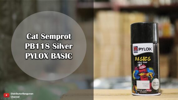Toko Bangunan Jual Bahan Bangunan, Jual Cat Di Bandung, Cat Semprot PB118 Silver PYLOX BASIC