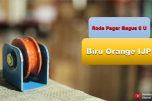 Toko Bangunan Jual Bahan Bangunan, Jual Roda Pagar Di Bandung, Roda Pagar Bagus 6 U Biru Orange IJP