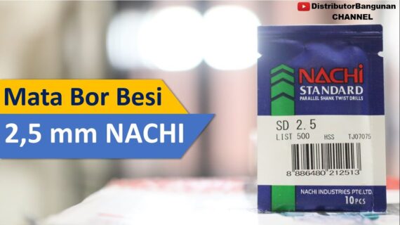 Toko Bangunan Jual Bahan Bangunan, Jual Mata Bor Di Bandung, Mata Bor Besi 2,5mm NACHI