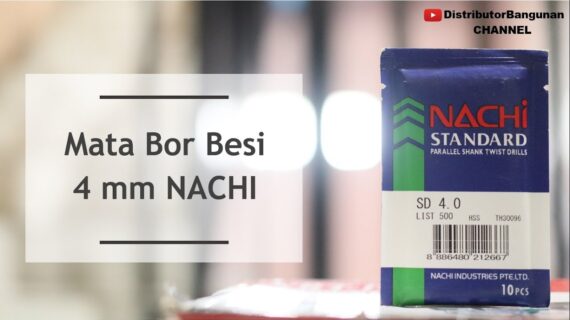 Toko Bangunan Jual Bahan Bangunan, Jual Mata Bor Di Bandung, Mata Bor Besi 4mm NACHI