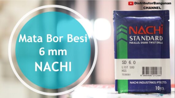 Toko Bangunan Jual Bahan Bangunan, Jual Mata Bor Di Bandung, Mata Bor Besi 6mm NACHI