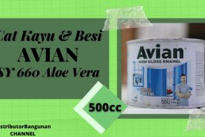 Distributor Cat Avian, Jual Cat Avian Di Bandung, Cat Kayu & Besi Avian SY660 Aloe Vera 500cc