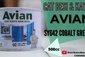 Distributor Cat Avian, Jual Cat Avian Di Bandung, Cat Kayu & Besi Avian SY642 Cobalt Green 500 cc