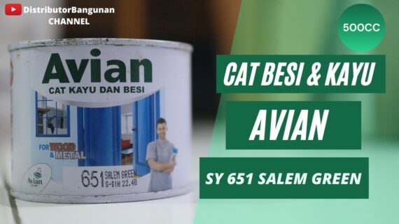 Distributor Cat Avian, Jual Cat Avian Di Bandung, Cat Kayu & Besi Avian SY651 Salem Green 500cc
