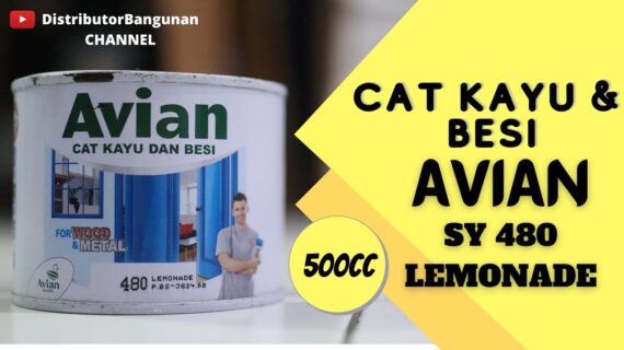 Distributor Cat Avian, Jual Cat Avian Di Bandung, Cat Kayu & Besi Avian SY480 Lemonade 500cc