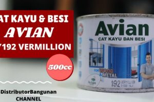 Distributor Cat Avian, Jual Cat Avian Di Bandung, Cat Kayu & Besi Avian SY192 Vermillion 500cc