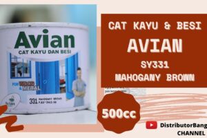 Distributor Cat Avian, Jual Cat Avian Di Bandung, Cat Kayu & Besi Avian Mahogany Brown SY331 500 cc