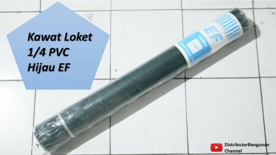 Toko Bangunan Jual Bahan Bangunan, Jual Kawat Loket Di Bandung, Kawat Loket 1per4 PVC Hijau EF