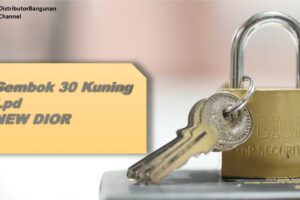 Toko Bangunan Jual Bahan Bangunan, Jual Gembok Di Bandung, Gembok 30 Kuning Lpd NEW DIOR