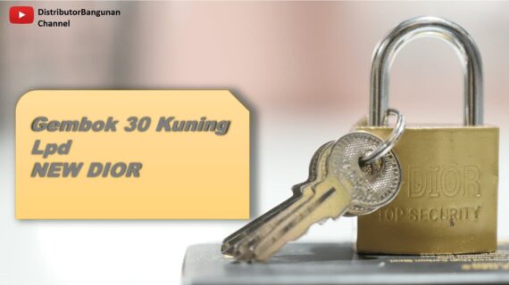 Toko Bangunan Jual Bahan Bangunan, Jual Gembok Di Bandung, Gembok 30 Kuning Lpd NEW DIOR