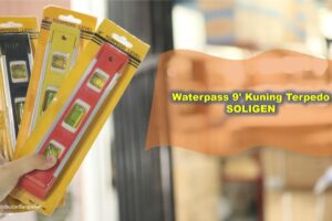 Toko Bangunan Jual Bahan Bangunan, Jual Waterpass Di Bandung, Waterpass 9′ Kuning Terpedo SOLIGEN