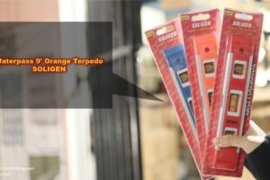 Toko Bangunan Jual Bahan Bangunan, Jual Waterpass Di Bandung, Waterpass 9′ Orange Terpedo SOLIGEN