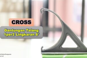 Toko Bangunan Jual Bahan Bangunan, Jual Talang Di Bandung, Gantungan Talang 1per2 Lingkaran 6′ CROSS