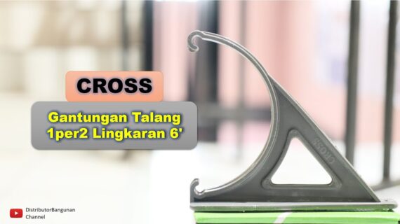 Toko Bangunan Jual Bahan Bangunan, Jual Talang Di Bandung, Gantungan Talang 1per2 Lingkaran 6′ CROSS