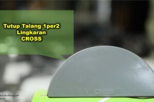 Toko Bangunan Jual Bahan Bangunan, Jual Talang Di Bandung, Tutup Talang 1per2 Lingkaran CROSS