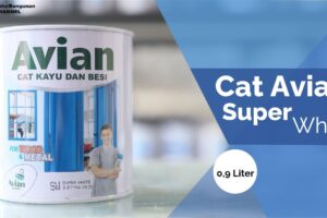 Distributor Cat Avian, Jual Cat Avian Di Bandung, Cat Kayu & Besi Avian Super White 0,9 Liter