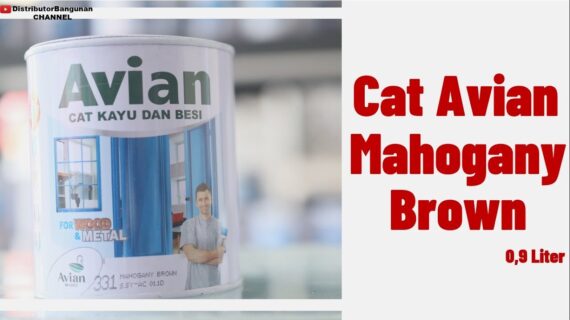 Distributor Cat Avian, Jual Cat Avian Di Bandung, Cat Kayu & Besi Avian Mahogany Brown 0,9 Liter