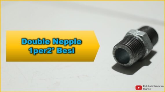 Toko Bangunan Jual Bahan Bangunan, Jual Double Nepple Di Bandung, Double Nepple 1per2′ Besi