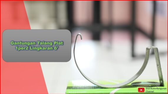 Toko Bangunan Jual Bahan Bangunan, Jual Talang Di Bandung, Gantungan Talang Plat 1per2 Lingkaran 6′