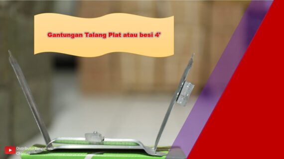 Toko Bangunan Jual Bahan Bangunan, Jual Talang Di Bandung, Gantungan Talang Plat atau besi 4′