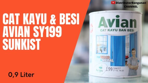 Distributor Cat Avian, Jual Cat Avian Di Bandung, Cat Kayu & Besi Avian SY199 Sunkist 0,9 Liter