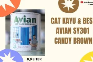 Distributor Cat Avian, Jual Cat Avian Di Bandung, Cat Kayu & Besi Avian SY301 Candy Brown 0,9 Liter